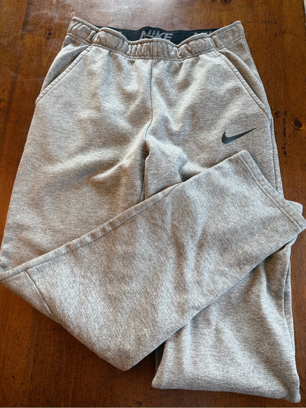 Nike Kids' Gray Fleece Jogger Pants